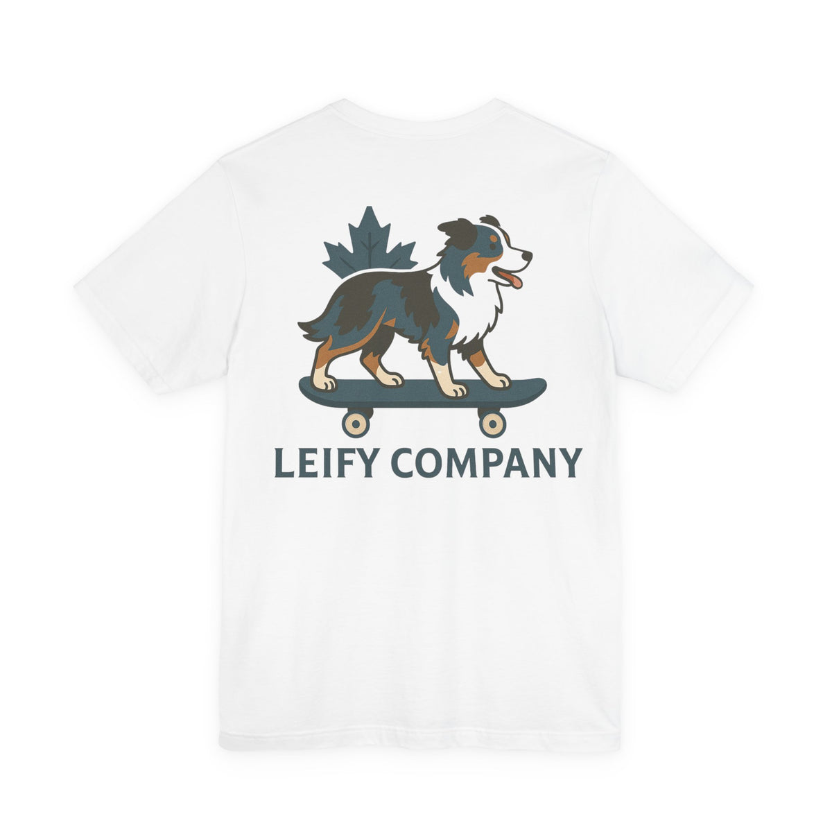 Frankie Skating Tee by LEIFY (Teal Lettering) (US)