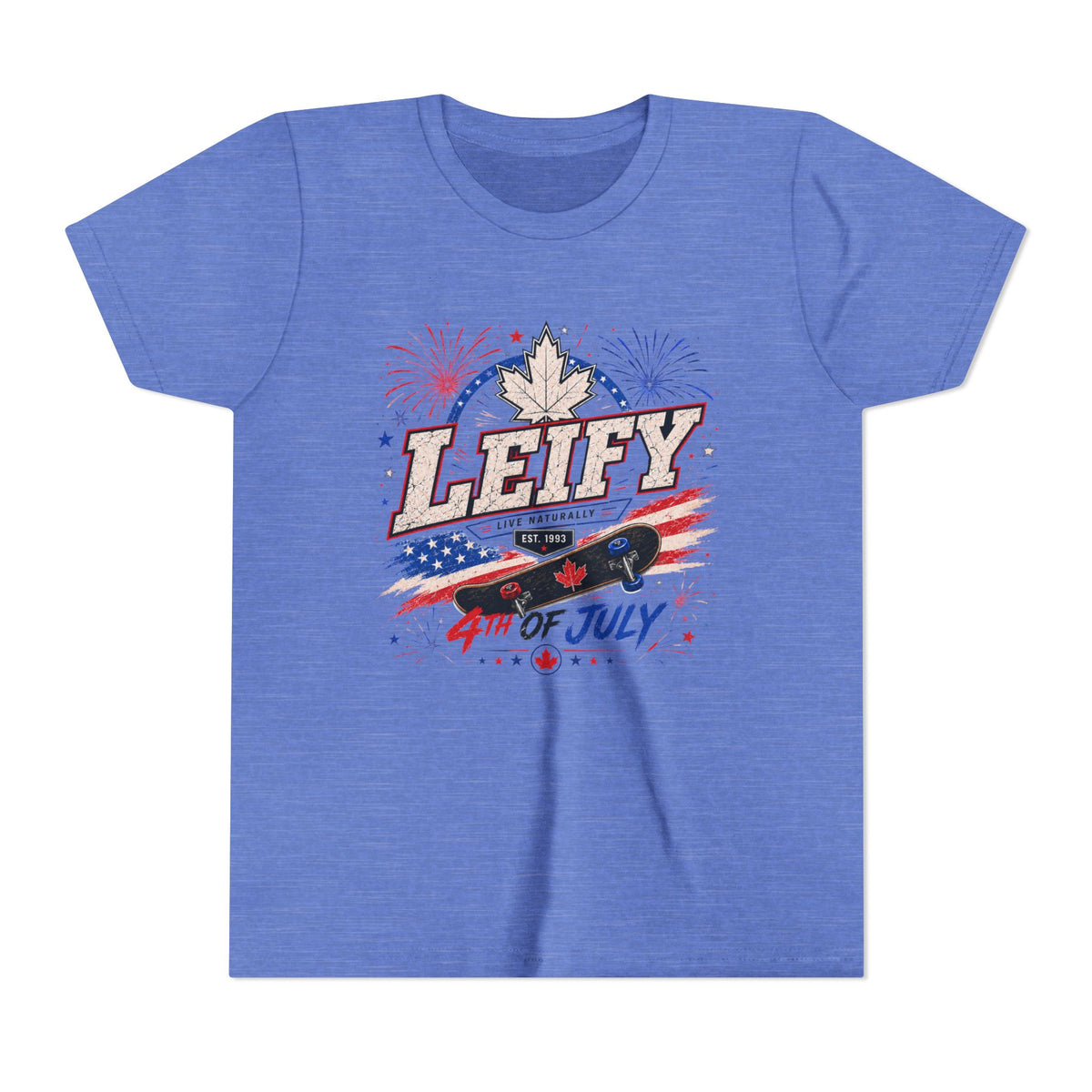 4th of July YOUTH Tee by LEIFY