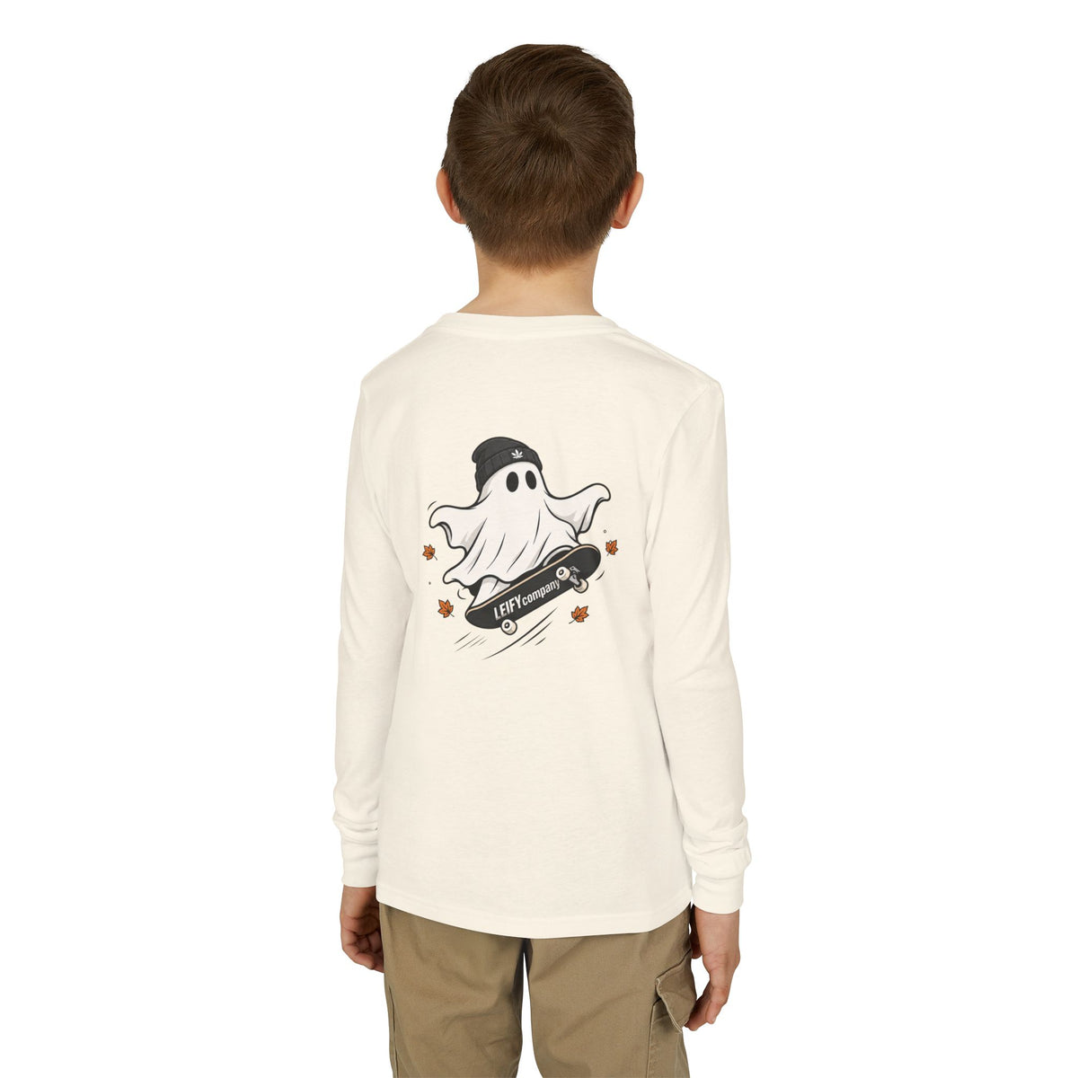 Youth Ghosty Halloween Longsleeve by LEIFY