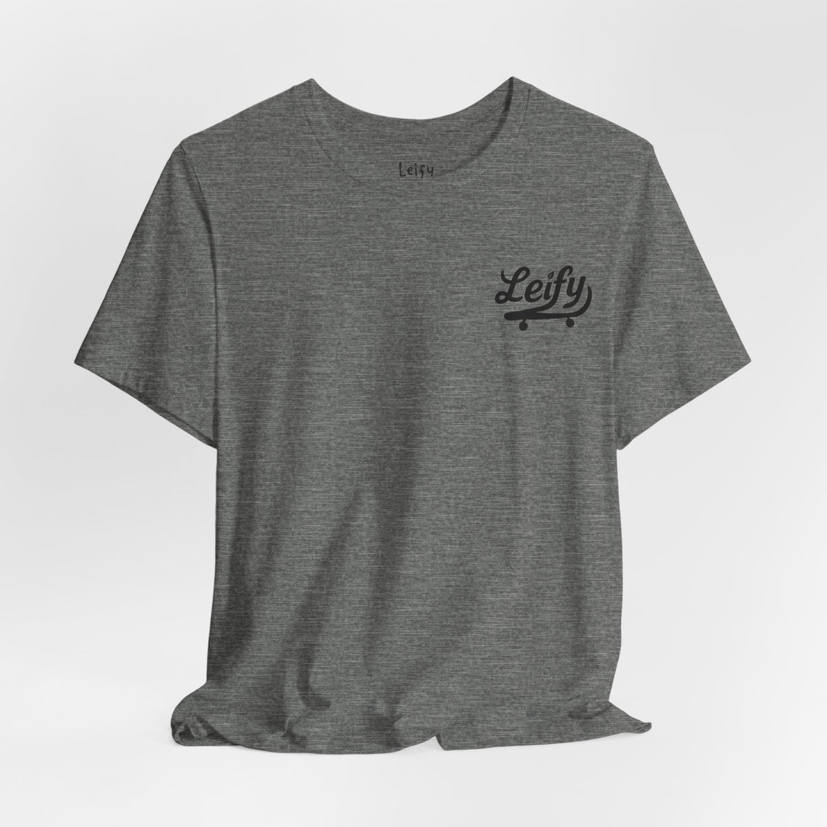 Frankie Skating Tee by LEIFY (Teal Lettering) (US)