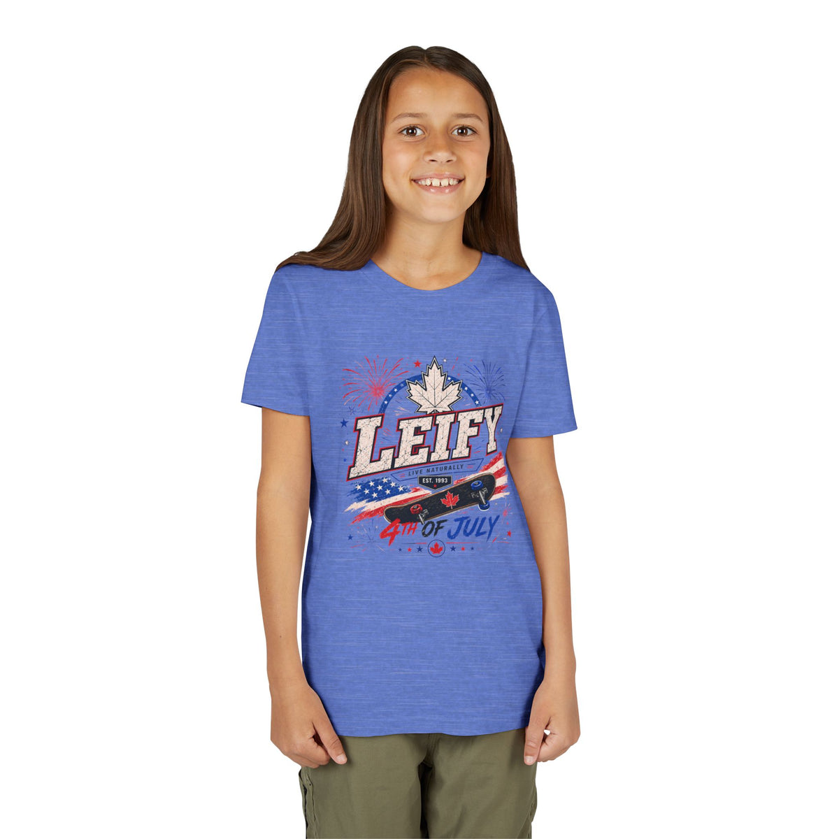 4th of July YOUTH Tee by LEIFY