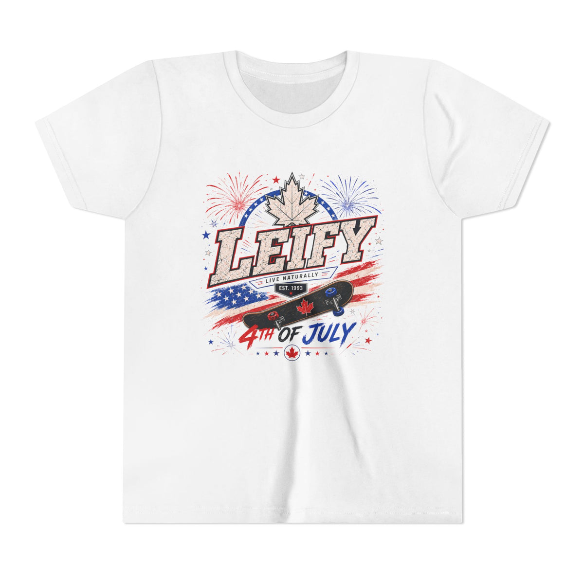4th of July YOUTH Tee by LEIFY
