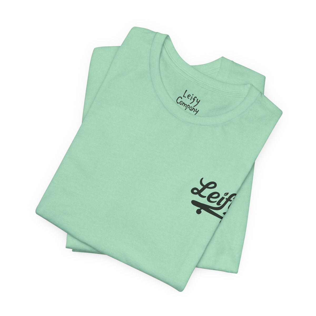 Frankie Skating Tee by LEIFY (Teal Lettering) (US)