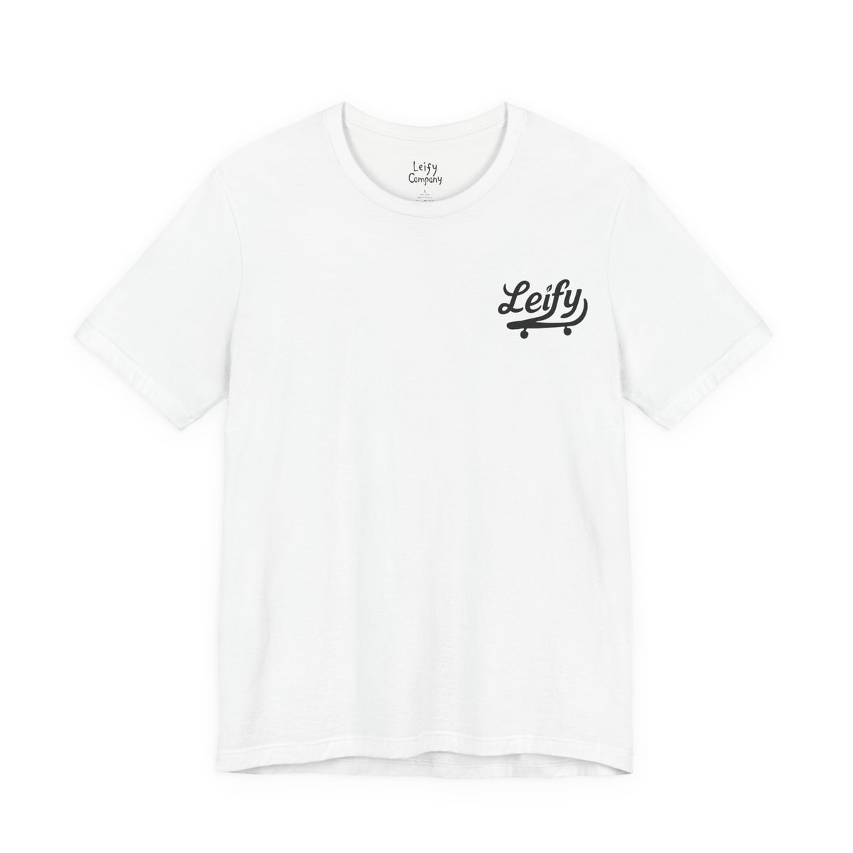 Frankie Skating Tee by LEIFY (Teal Lettering) (US)