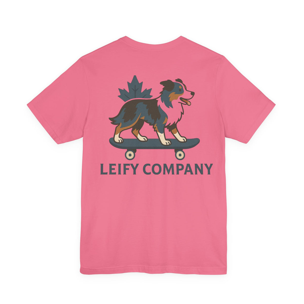 Frankie Skating Tee by LEIFY (Teal Lettering) (US)