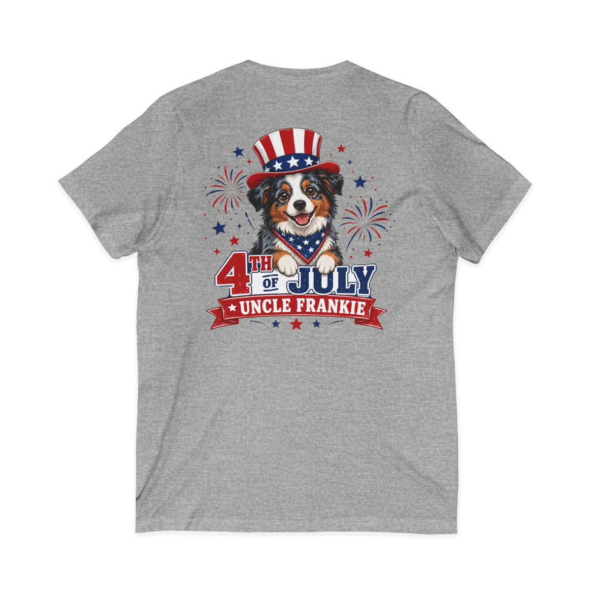 4th of July Uncle Frankie Womens V-Neck