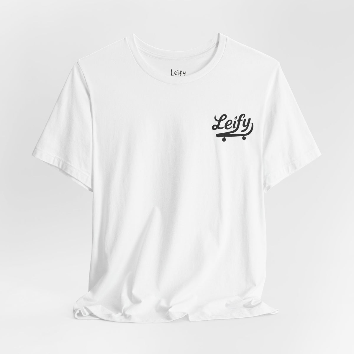 Frankie Skating Tee by LEIFY (Teal Lettering) (US)