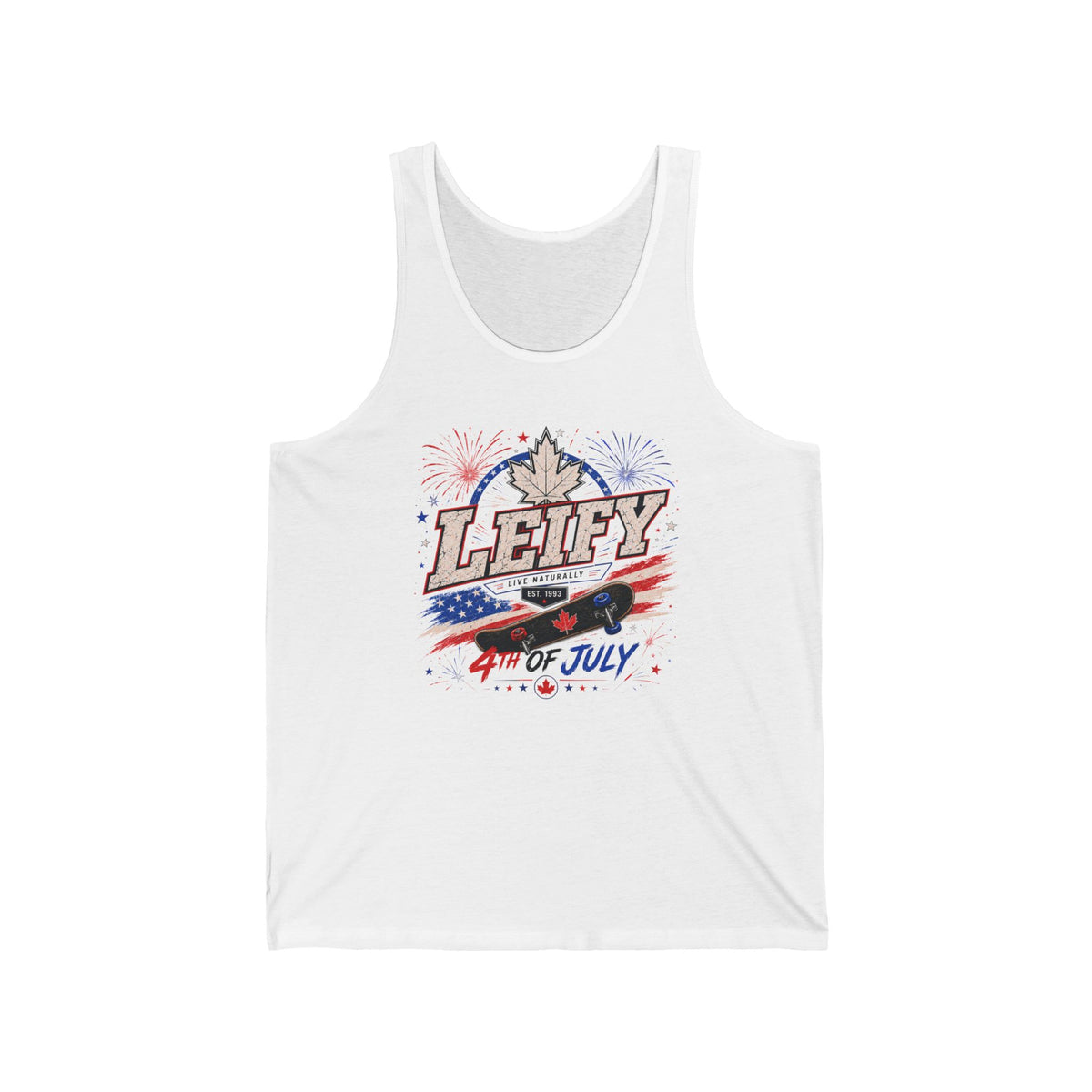 4th of July Tank Top by LEIFY