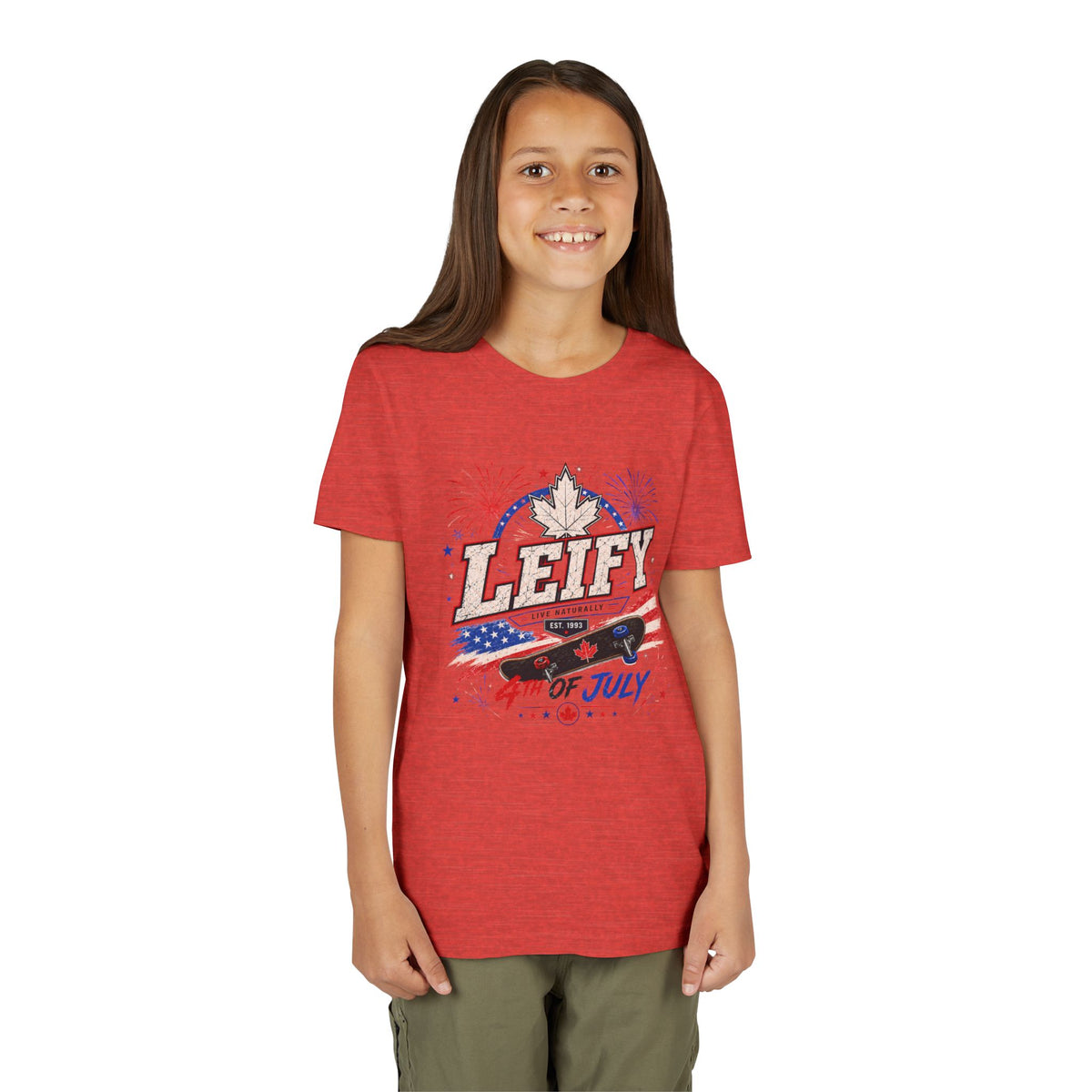 4th of July YOUTH Tee by LEIFY