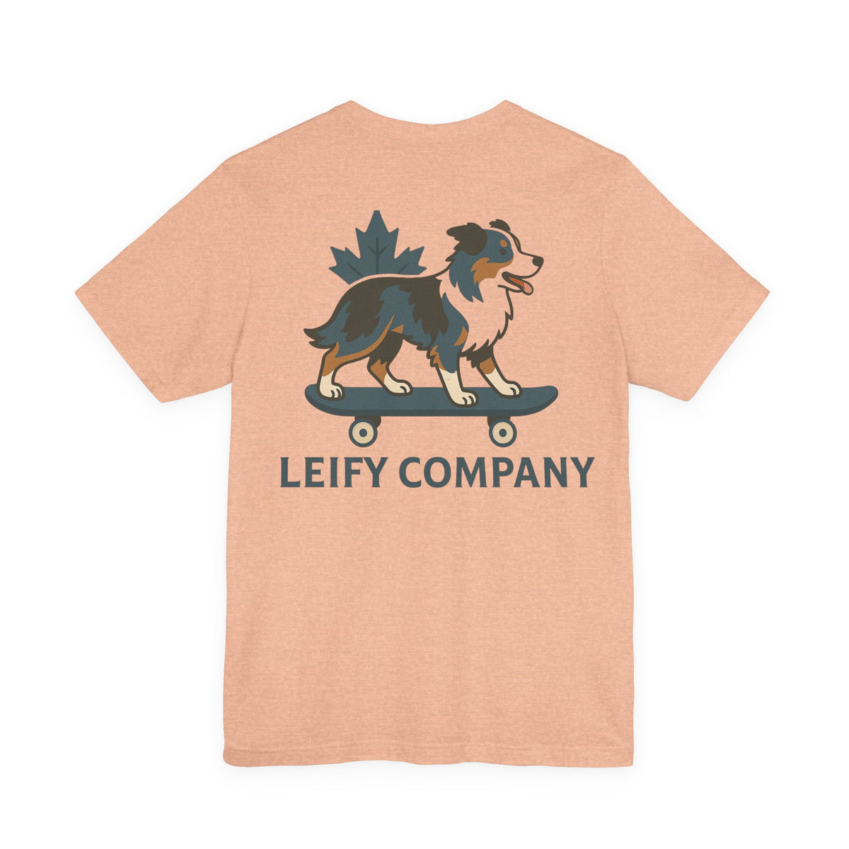 Frankie Skating Tee by LEIFY (Teal Lettering) (US)