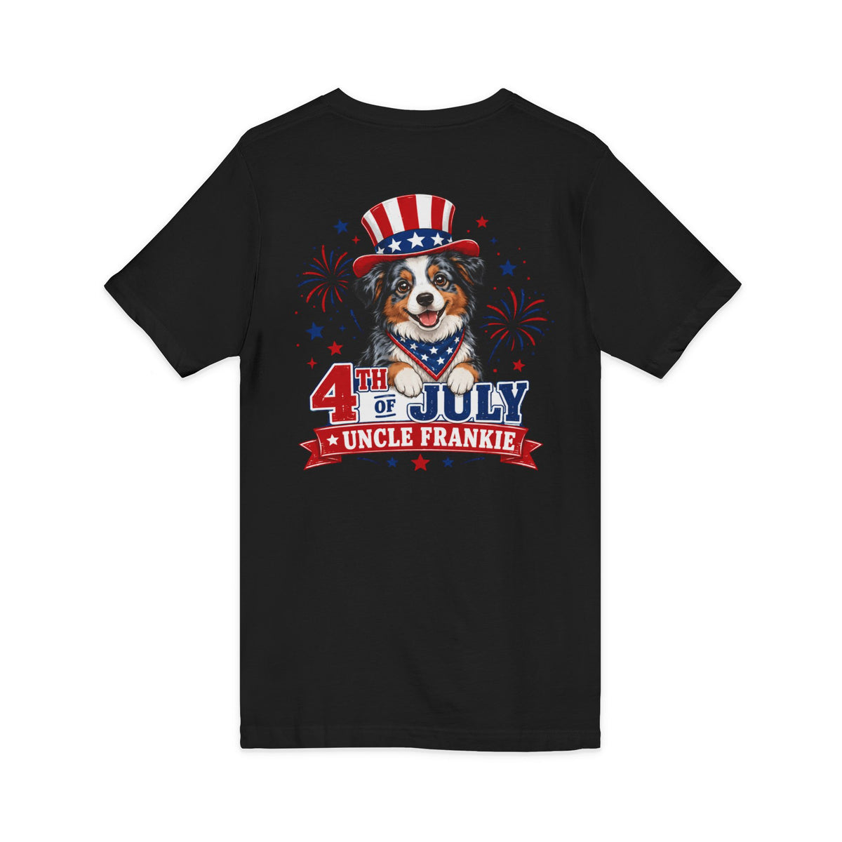 4th of July Uncle Frankie Womens V-Neck