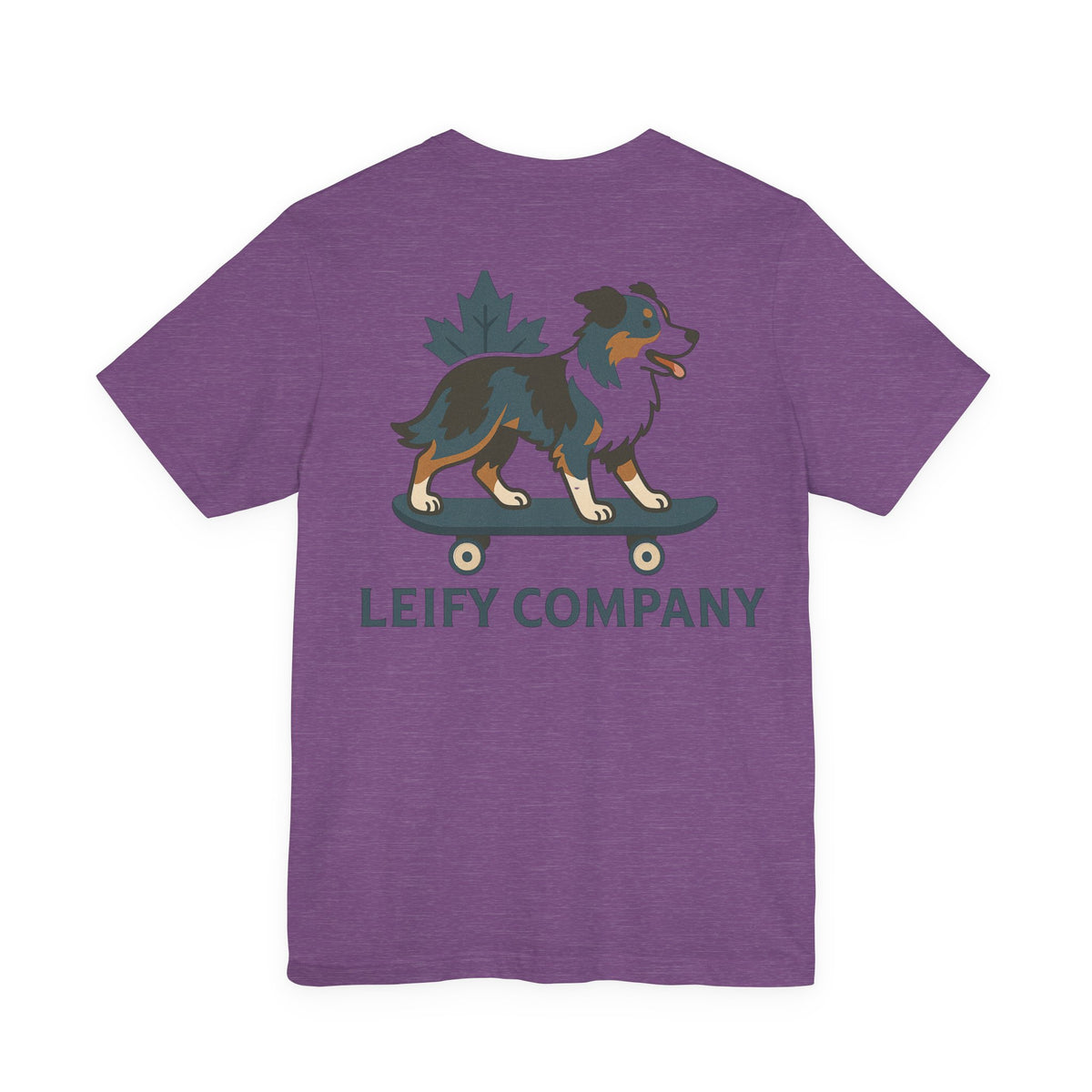 Frankie Skating Tee by LEIFY (Teal Lettering) (US)