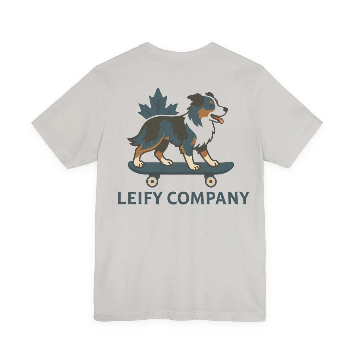 Frankie Skating Tee by LEIFY (Teal Lettering) (US)