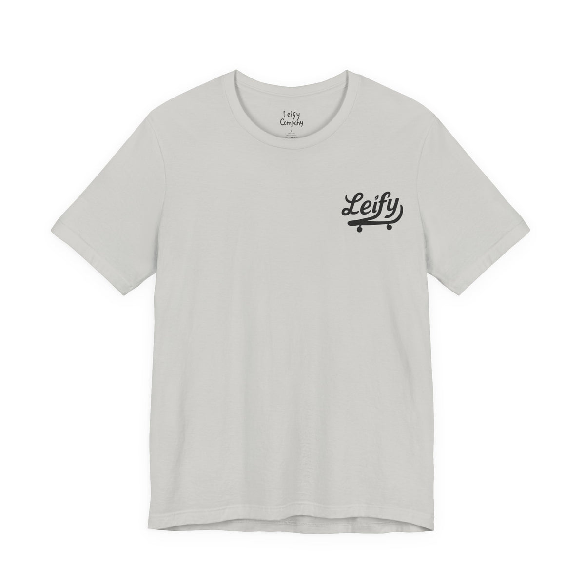 Frankie Skating Tee by LEIFY (Teal Lettering) (US)