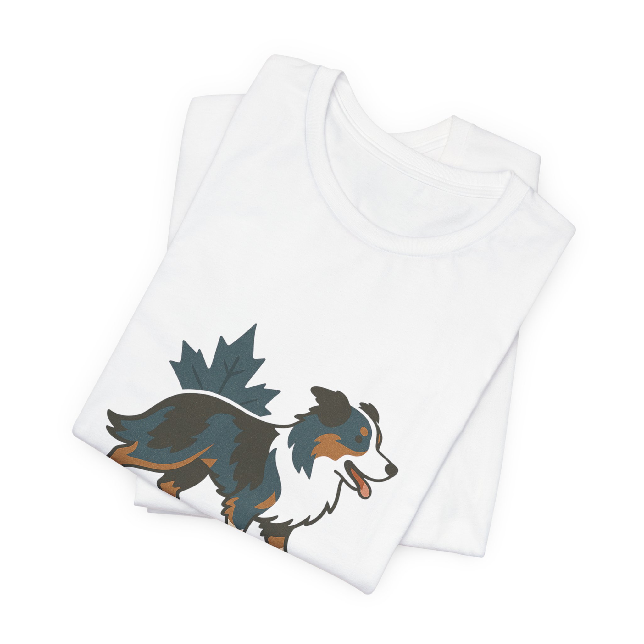 Skateboarding Aussie Dog T-Shirt — Leify Company Graphic Tee - Image 3